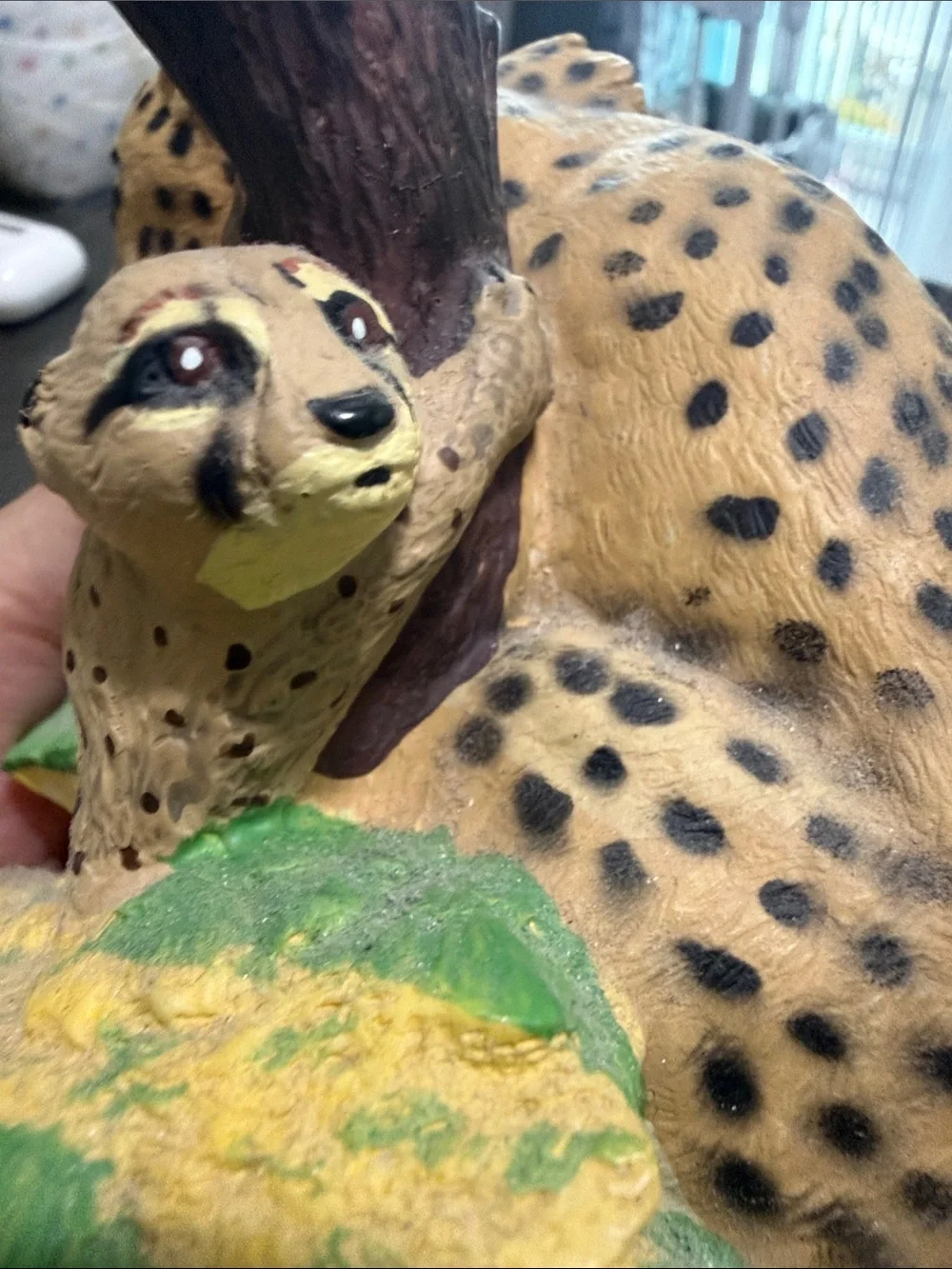Vtg 2001 Leopard drink works cup topper.